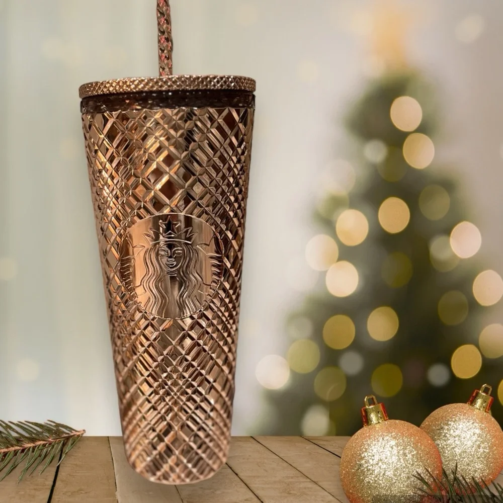 Starbucks Rose Gold Holiday Tumbler - Picture 3 of 6